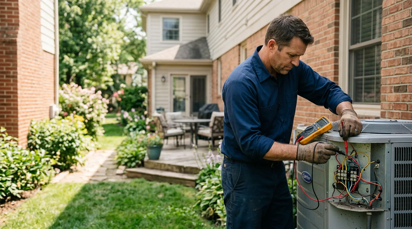 HVAC technician working near Bon Wier, TX